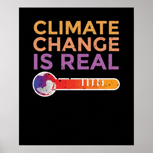 Klimaatverandering is echt poster (Voorkant)