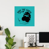 klimaatverandering is echt poster (Thuiskantoor)