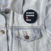 klimaatverandering is echt ronde button 5,7 cm (In situ)