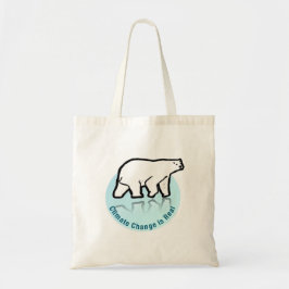 Klimaatverandering is echt tote bag