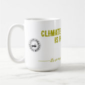 Klimaatverandering is ECHTE Koffie Mok (Links)
