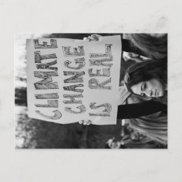 Klimaatverandering is een echt Briefkaart