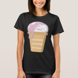 Klimaatverandering is een echt smeltpunt in het kl t-shirt