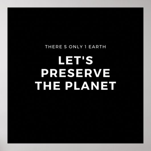 klimaatverandering is een echte noodsituatie poster (Voorkant)