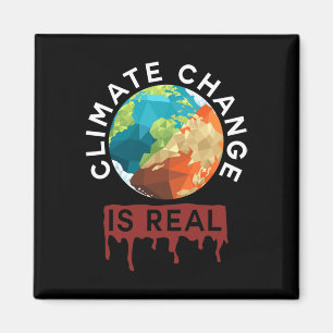 Klimaatverandering is een echte planeet op Earth D Magneet