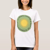 Klimaatverandering is geen alternatief feit t-shirt (Voorkant)