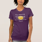 "Klimaatverandering is geen alternatief feit" T-shirt (Voorkant)