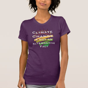 "Klimaatverandering is geen alternatief feit" T-shirt