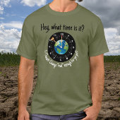 Klimaatverandering: is het "echt" genoeg voor je n t-shirt