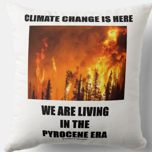 Klimaatverandering is hier het leven van een pyroc kussen
