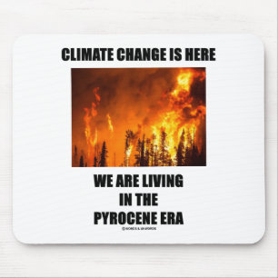 Klimaatverandering is hier het leven van een pyroc muismat