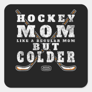 Klimaatverandering is weerder I voor mannen en Kin Vierkante Sticker