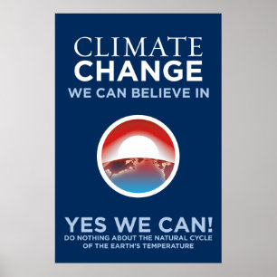 Klimaatverandering - Ja, we kunnen Obama Parody Po Poster