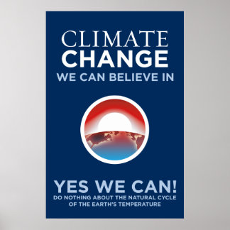 Klimaatverandering - Ja, we kunnen Obama Parody Po Poster