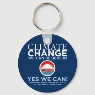 Klimaatverandering - Ja, we kunnen Obama Parody Sl Sleutelhanger
