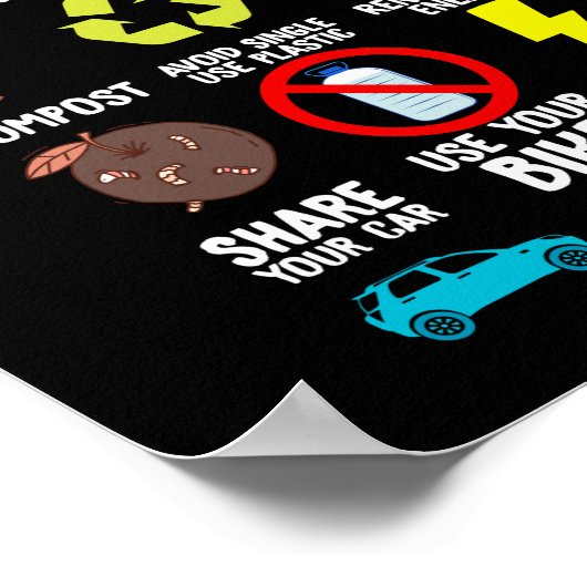 Klimaatverandering: klimaatverandering poster (Hoek)