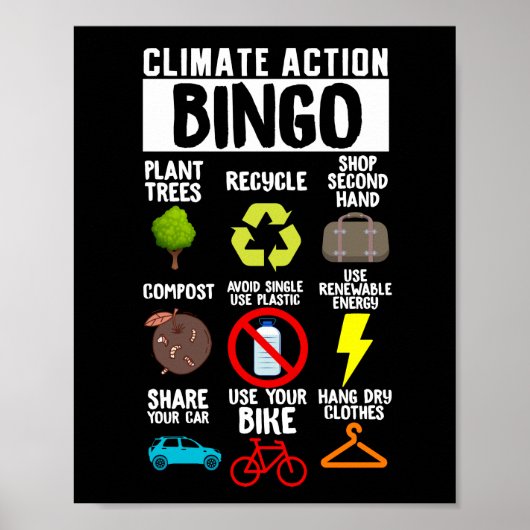 Klimaatverandering: klimaatverandering poster (Voorkant)
