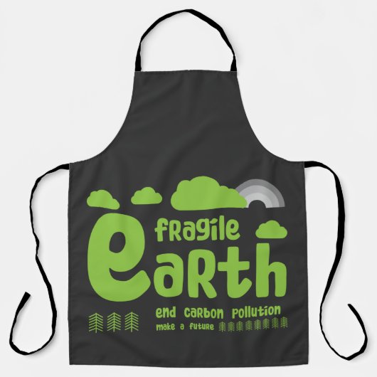 klimaatverandering | Koolstofverontreiniging | Act Schort (Voorkant)