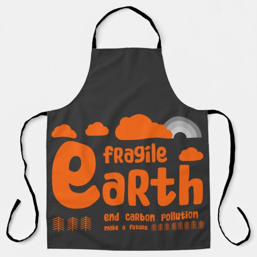 klimaatverandering | Koolstofverontreiniging | Act Schort (Voorkant)