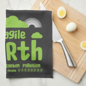 klimaatverandering | Koolstofverontreiniging | Act Theedoek (Quarter Fold)