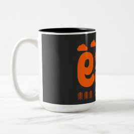 klimaatverandering | Koolstofverontreiniging | Act Tweekleurige Koffiemok