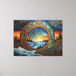 Klimaatverandering Kunst Canvas Afdruk