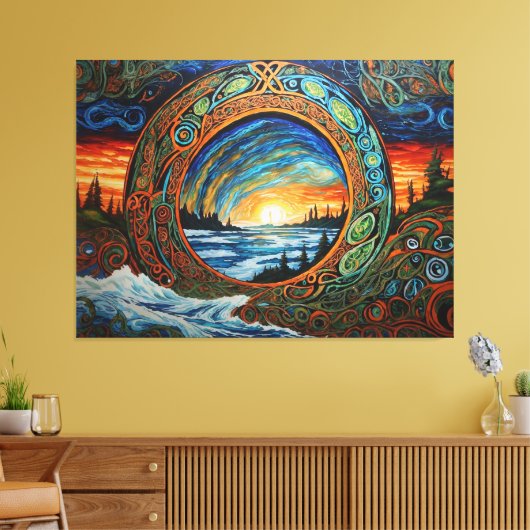 Klimaatverandering Kunst Canvas Afdruk (Insitu (Woonkamer))