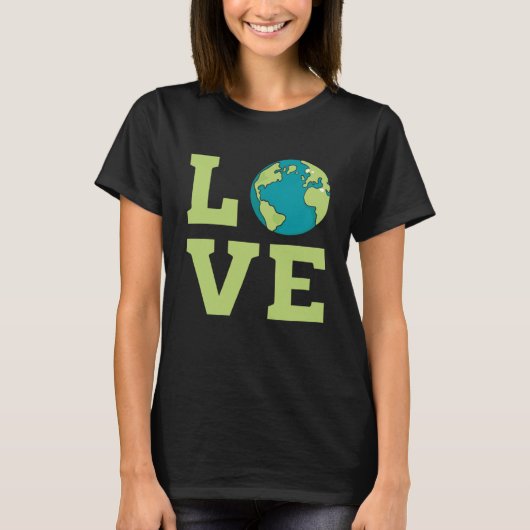 Klimaatverandering Liefde - Global Warming Mother  T-shirt (Voorkant)