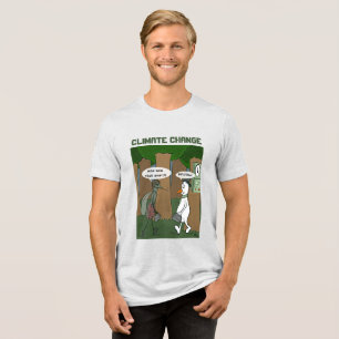 Klimaatverandering Mannen Tri-Blend T-Shirt