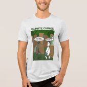 Klimaatverandering Mannen Tri-Blend T-Shirt (Voorkant)