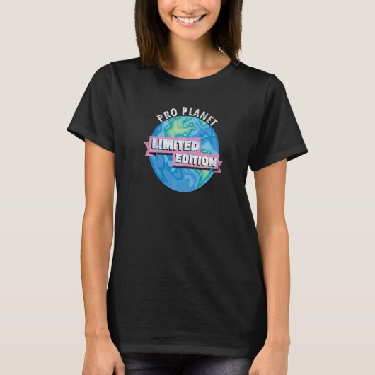 Klimaatverandering Milieuvriendelijke Aarde-advoca T-shirt (Voorkant)