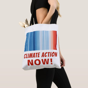 Klimaatverandering NU! Global Warming Tote Bag