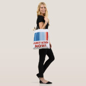 Klimaatverandering NU! Global Warming Tote Bag (Op model)