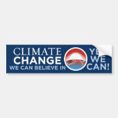 Klimaatverandering - Obama Parody Bumpersticker (Voorkant)