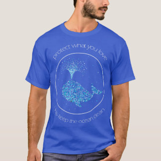 Klimaatverandering Oceaanwalvis Milieubescherming T-shirt
