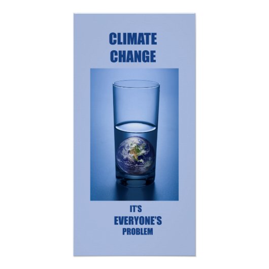 Klimaatverandering Perfect Poster (Voorkant)