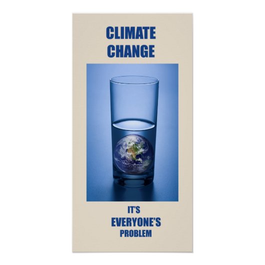 Klimaatverandering Perfect Poster (Voorkant)