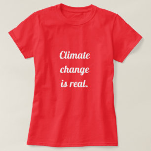 Klimaatverandering: Rood T-shirt
