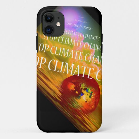 KLIMAATVERANDERING STOP Case-Mate iPhone CASE (Achterkant)