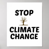 KLIMAATVERANDERING STOP POSTER (Voorkant)