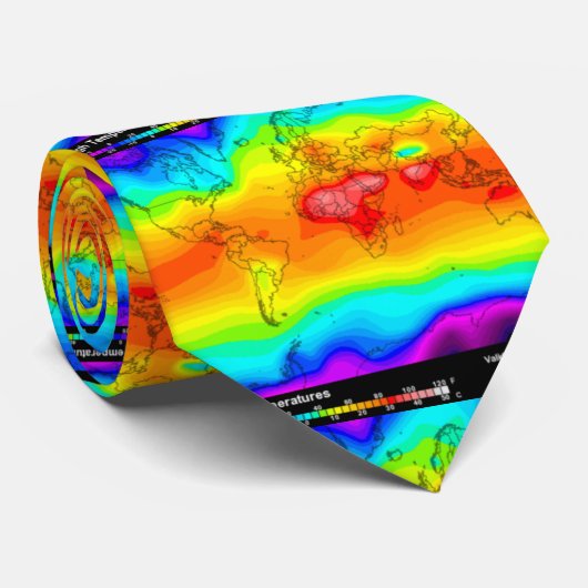 Klimaatverandering Stropdas (Opgerold)