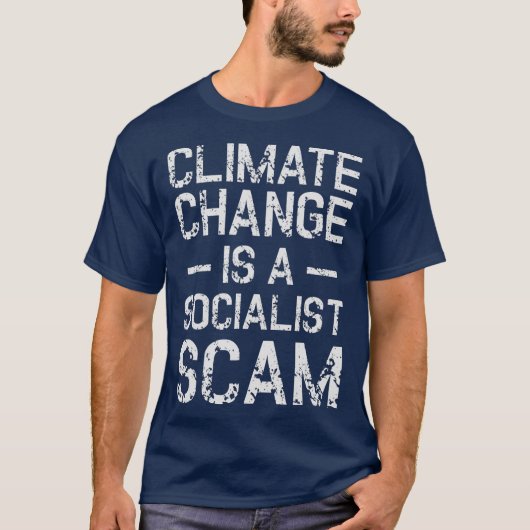 Klimaatverandering tegengaan Antissocialisme Klima T-shirt (Voorkant)