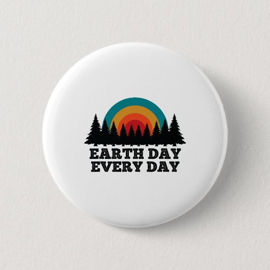 Klimaatverandering tegengaan: Save the Planet Eart Ronde Button 5,7 Cm (Voorkant)