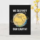 Klimaatverandering Toekomstige CO2-planeet Aarde G Kaart (Gele Bloem)