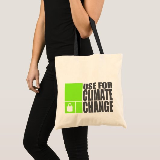 Klimaatverandering Tote Bag (Voorkant (product))