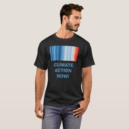Klimaatverandering van de wereldwijde opwarming t-shirt (Voorkant volledig)