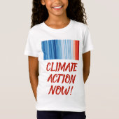 Klimaatverandering van de wereldwijde opwarming t-shirt (Voorkant)