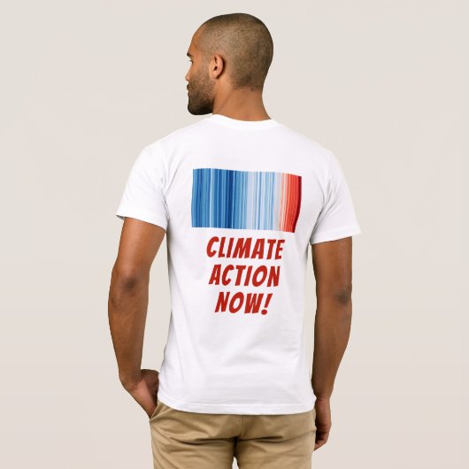 Klimaatverandering van de wereldwijde opwarming va t-shirt (Achterkant volledig)