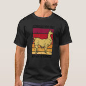 Klimaatverandering zeg je Alpaca Mijn Harness 3 T-shirt (Voorkant)