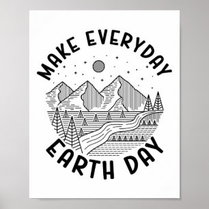 Klimaatverandering zorgt ervoor dat de dag van de  poster